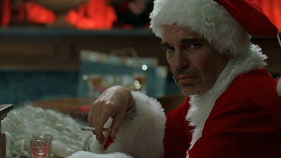 ภาพยนตร์เรื่อง Bad Santa, Billy Bob Thornton, วอลล์เปเปอร์ HD HD wallpaper