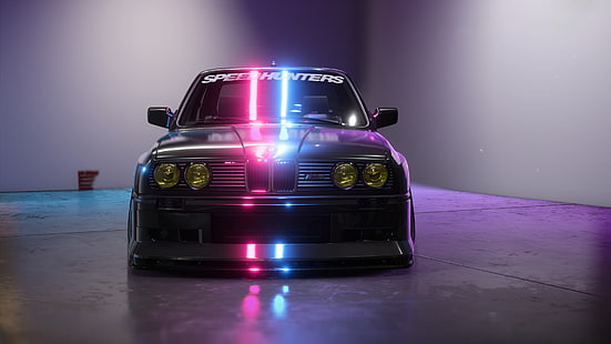 Auto, The game, BMW, Machine, Lights, NFS, BMW M3, Rendering, Concept Art, The front, BMW E30, Payback, BMW E30 M3, NFS Payback, Transport and Vehicles, Yannick, by Yannick, HD wallpaper HD wallpaper