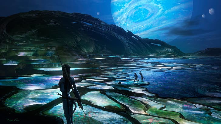 Avatar, Na'vi, Pandora, Jake Sully, Neytiri, Avatar: la voie de l'eau, Fond d'écran HD