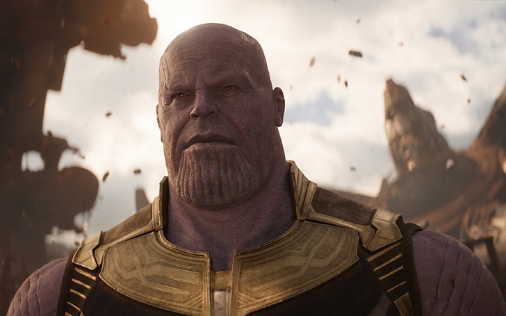 Avengers: Infinity War, Thanos, 4K, Josh Brolin, Sfondo HD