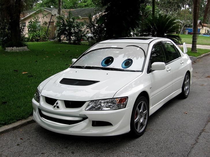 Car, Cars (movie), Disney, Disney Pixar, Mitsubishi Lancer Evolution, HD  wallpaper | Wallpaperbetter