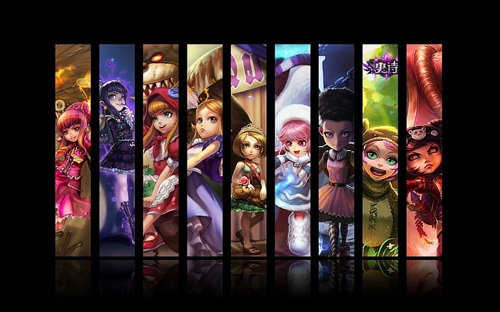 League of Legends digital wallpaper, League of Legends, Annie, Tibbers, video games, HD wallpaper