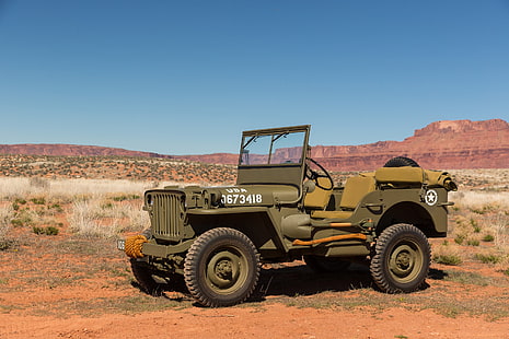 1944, 4x4, jeep, m-b, wojskowy, terenowy, retro, suv, willys, Tapety HD HD wallpaper
