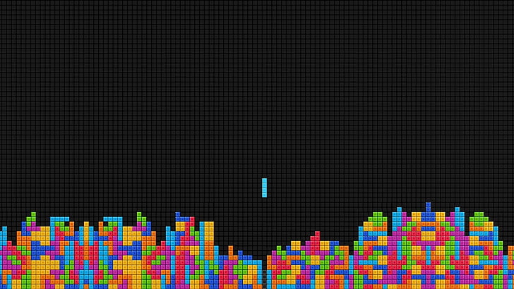 jogos de vídeo minimalista colorido tetris bloqueia cores simples 1920x1080 Art Minimalistic HD Art, Videogames, minimalista, HD papel de parede