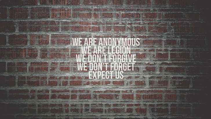Anonymous, text, HD wallpaper