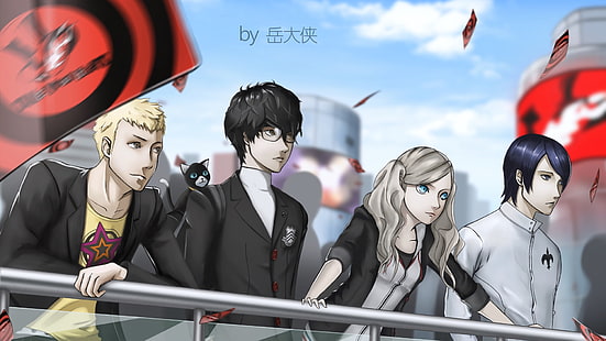 Anime، Persona 5: The Animation، آن تاكاماكي، جوكر (بيرسونا)، خلفية HD HD wallpaper