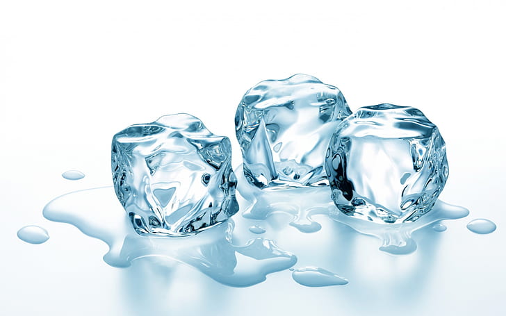 Ice Cubes, ice, cubes, water, HD wallpaper