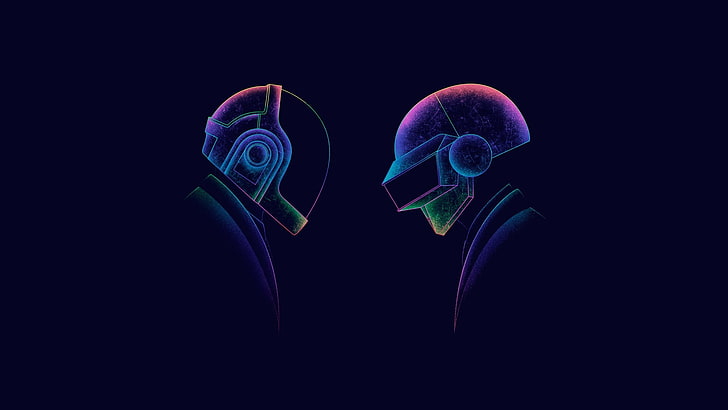 Daft Punk Tapete, Daft Punk, Musik, Retro-Stil, HD-Hintergrundbild