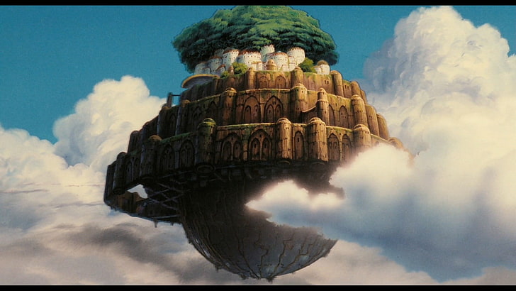 قلعة لابوتا في السماء، خلفية HD