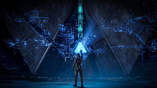 digitale Tapete der männlichen Figur, Mass Effect, Mass Effect: Andromeda, HD-Hintergrundbild HD wallpaper