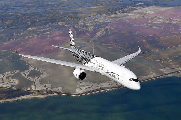Fahrzeuge, Airbus A350, Airbus, Flugzeuge, Passagierflugzeug, HD-Hintergrundbild