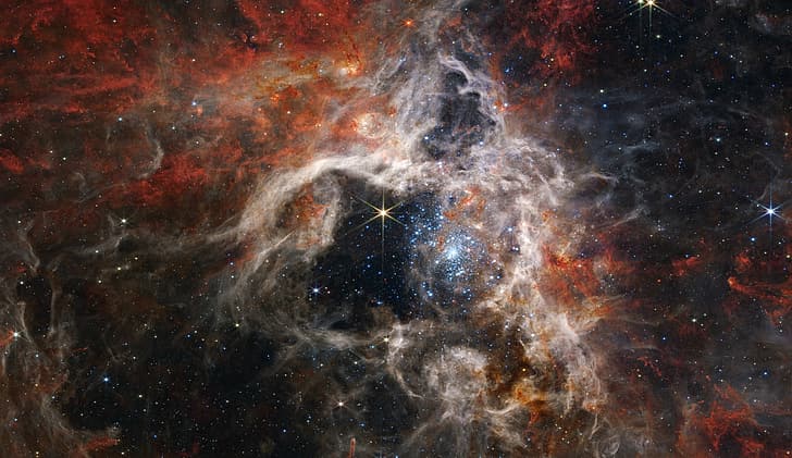 NASA, spazio, telescopio spaziale James Webb, Sfondo HD