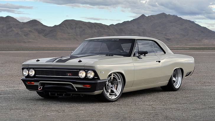 Ringbrothers, Chevrolet, Tuned, car, Muscle, Chevelle, Recoil, HD тапет