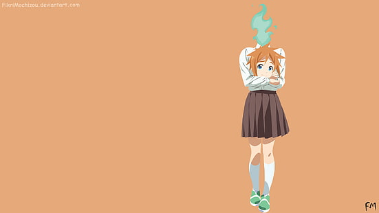 Demi-chan wa Kataritai, Anime-Mädchen, Machi Kyōko, HD-Hintergrundbild HD wallpaper