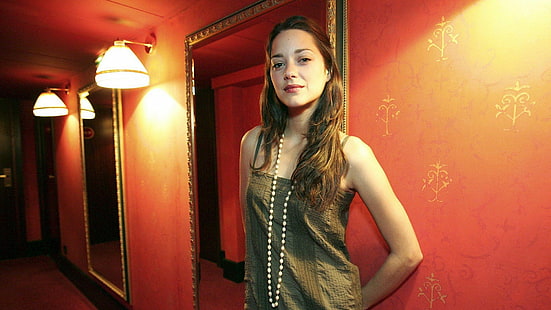 Актриси, Марион Котияр, актриса, френски, HD тапет HD wallpaper