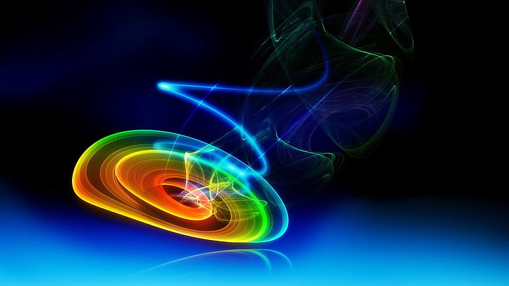 Abstract, Swirl, Artistic, CGI, Colorful, Colors, Pattern, Spiral, HD wallpaper