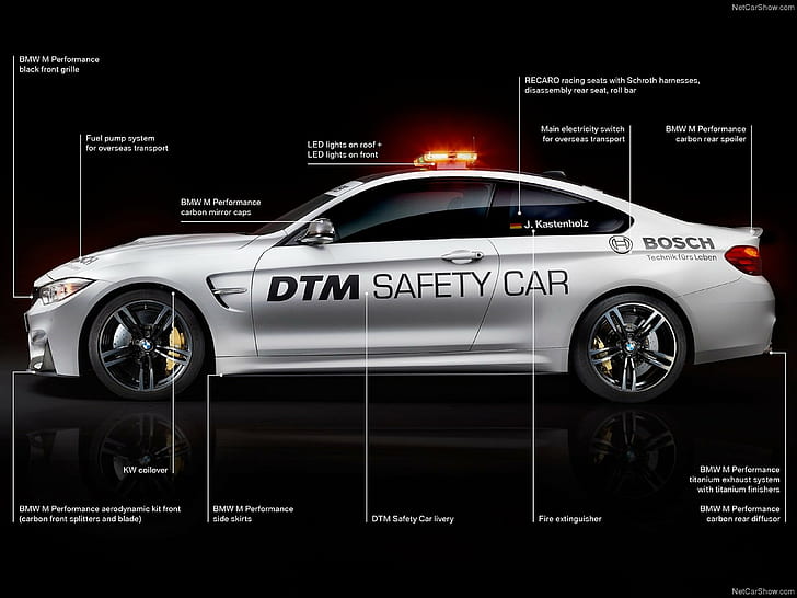 2014, 4000x3000, bmw, car, dtm, m4 coupe, race, racing, safety car, supercar, HD wallpaper