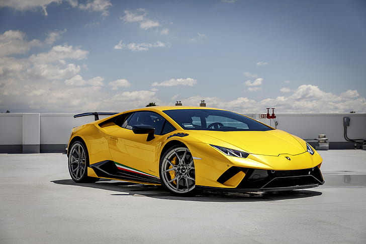 Lamborghini, Kuning, Huracan Performante, Wallpaper HD | Wallpaperbetter