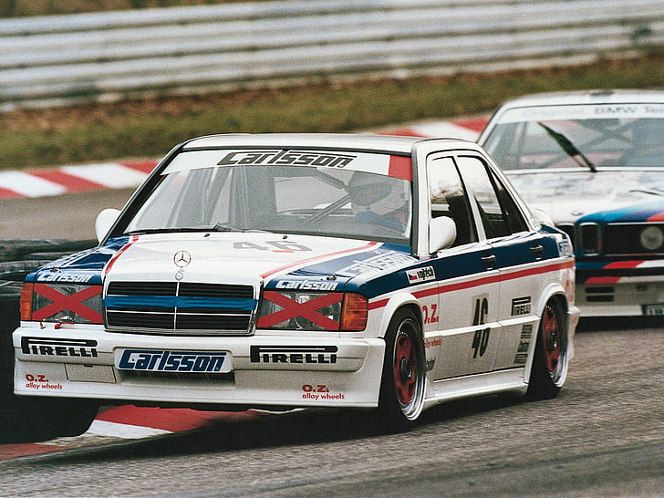1990, benz, c35, carlsson, group a, mercedes, race, racing, w201, HD wallpaper