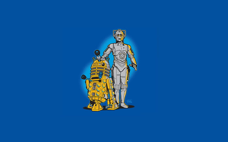 R2 D2およびc 3po スタイル ロボット スターウォーズ R2d2 Hd