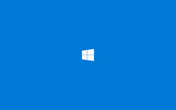 Windows 10, Microsoft Windows, sistema operativo, minimalismo, visualizzazione verticale, logo, Sfondo HD