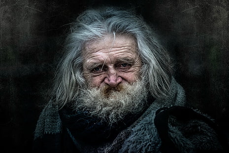 Menschen, Porträt, der alte Mann, HD-Hintergrundbild HD wallpaper