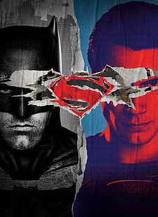 Batman v Superman: Adaletin Şafağı, Batman, Süpermen, film afişi, filmler, dceu, DC Comics, HD masaüstü duvar kağıdı HD wallpaper