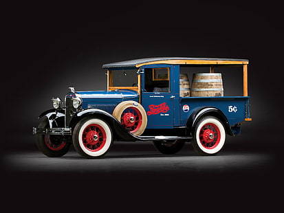 1930, Bier, Baldachin, Express, Ford, Modell A, Pickup, Retro, HD-Hintergrundbild HD wallpaper