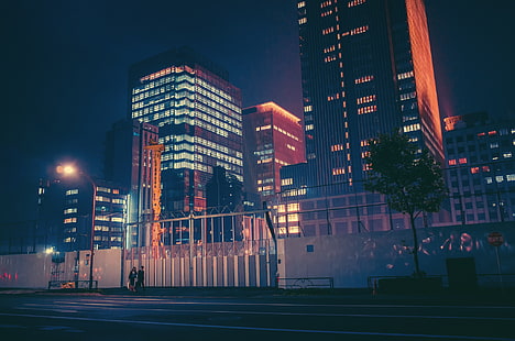 Japan, Nacht, Neon, Masashi Wakui, HD-Hintergrundbild HD wallpaper