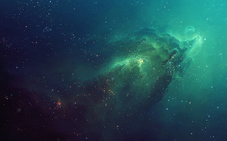 galaxy digital wallpaper, weltraum, universum, TylerCreatesWorlds, HD-Hintergrundbild