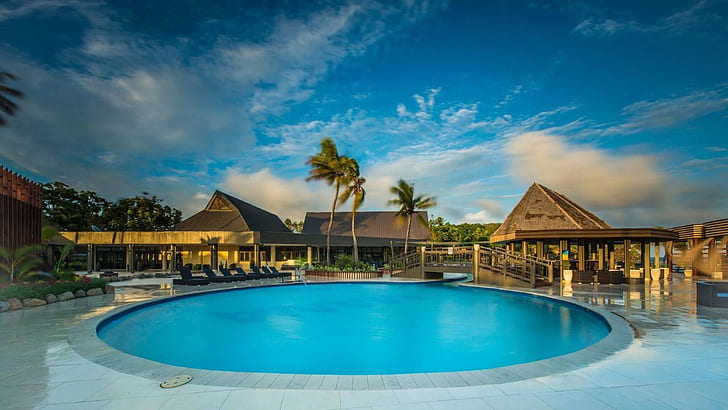 Resort Fiji Fiji Mana Adası Güney Deniz Turu Fotoğraf Kağıdı Hd 1920 × 1080, HD masaüstü duvar kağıdı
