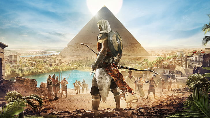 Assassins Creed Origin, Assassins Creed, игры, игры для Xbox, PS игры, компьютерные игры, HD, 4K, HD обои