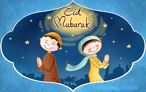 Eid Mubarak, Eid Mubarak tapet, festivaler / helgdagar, Eid, HD tapet HD wallpaper