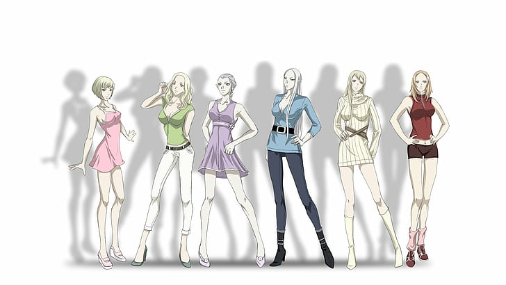 Anime, Claymore, Clare (Claymore), Galatea (Claymore), Irene (Claymore), Miria (Claymore), Ophelia (Claymore), Teresa (Claymore), HD tapet