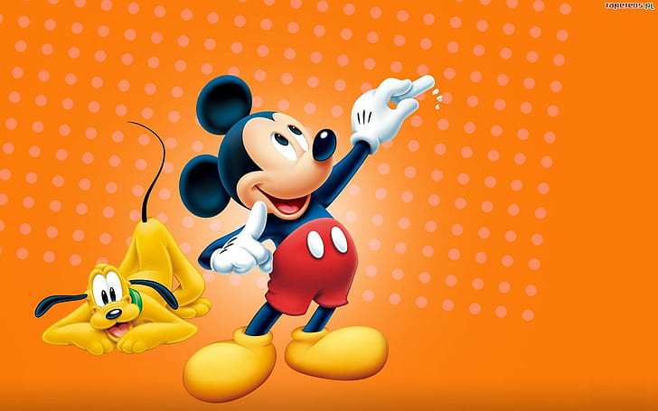 Mickey Mouse And Pluto Hd Wallpaper Widescreen 1920 × 1200, HD tapet