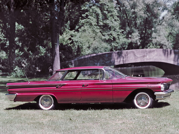 1960, 2139, catalina, classic, hardtop, pontiac, sedan, vista, HD wallpaper