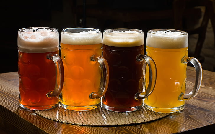 Nur Bier, trinken, blond, HD-Hintergrundbild