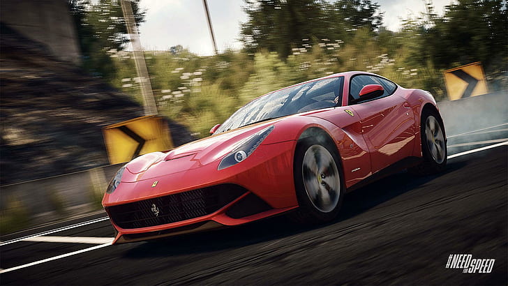 Nfs rivaliza com Ferrari F12 Berlinetta para celular, videogames, berlinetta, ferrari, móvel, rivais, HD papel de parede