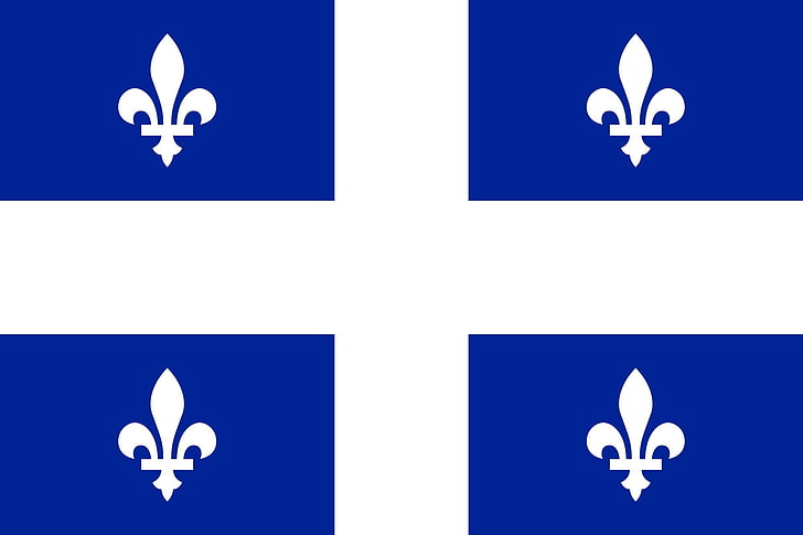 2000px Flagge, Quebec Svg, HD-Hintergrundbild