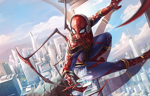 spiderman, hd, artstation, grafik, superhelden, digitale kunst, 4 karat, 5 karat, HD-Hintergrundbild HD wallpaper