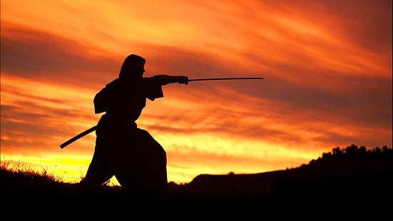 swordsman shadow, drama, adventure, the last samurai, Tom cruise, HD wallpaper HD wallpaper