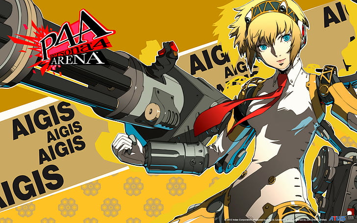 Persona, Persona 4: Arena, Aigis (Persona), วอลล์เปเปอร์ HD