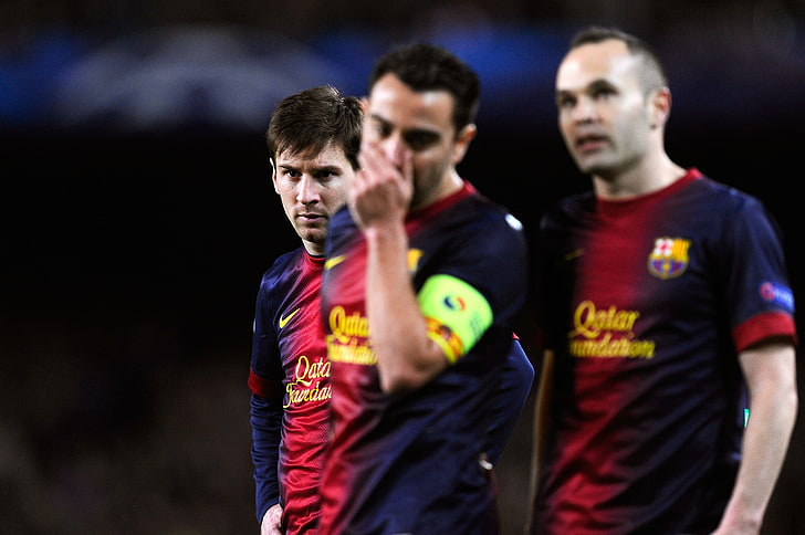 Lionel Messi, sport, piłka nożna, Barcelona, ​​Javi, Leopard, Messi, Xavi, Leo, Barca, Iniesta, Tapety HD