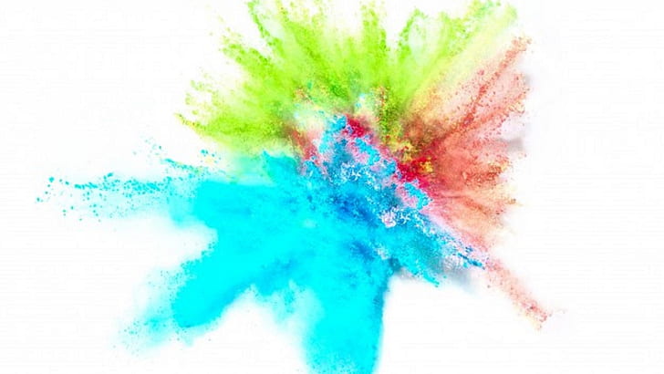 explosion, colors, colorful, multicolor, HD wallpaper