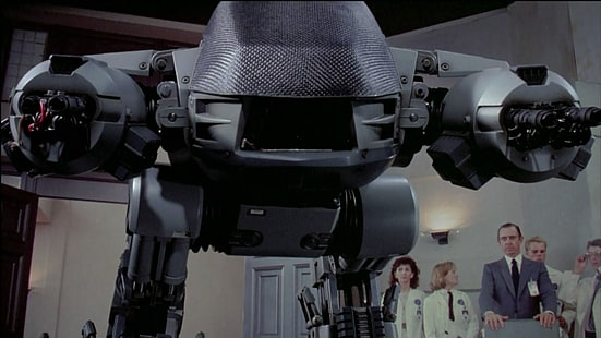 RoboCop, RoboCop (1987), ED-209, HD wallpaper HD wallpaper