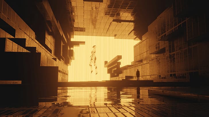 Blade Rrunner, Blade Runner 2049, art numérique, illustrations, numérique, Fond d'écran HD