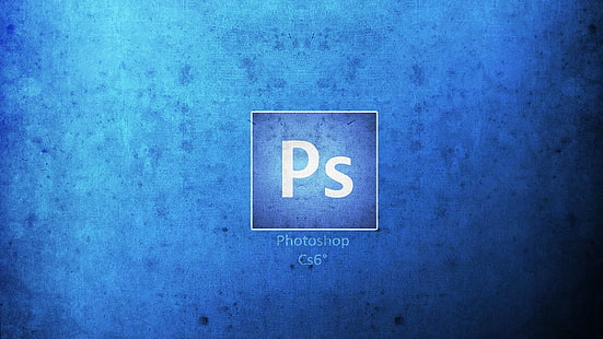 Adobe Photoshop, logo, minimalism, HD wallpaper HD wallpaper