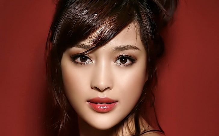 women, Asian, closeup, HD wallpaper