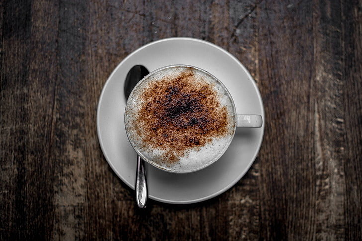 espresso, coffee, cup, mug, caffeine, drink, cappuccino, HD wallpaper