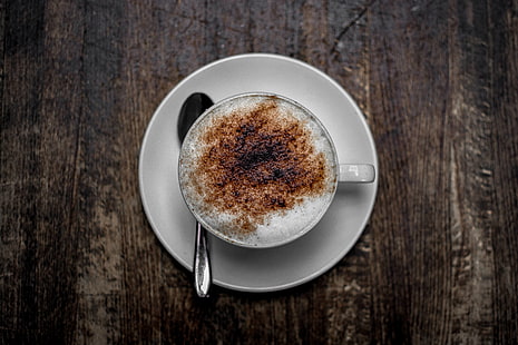 espresso, coffee, cup, mug, caffeine, drink, cappuccino, HD wallpaper HD wallpaper